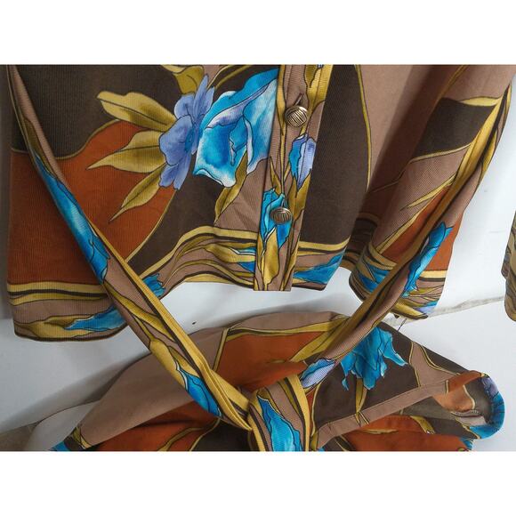 Vintage Knits by Francis X Dagger Collar Blouse Shirt And Tank Top Set Size 10 - Picture 8 of 12